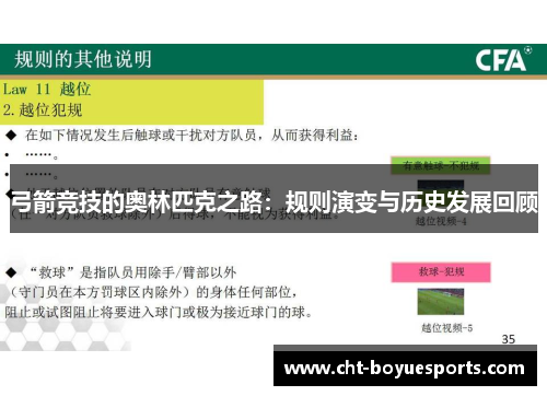 弓箭竞技的奥林匹克之路：规则演变与历史发展回顾